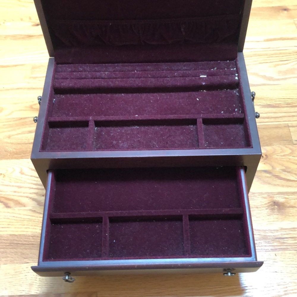 mahogany, wood, jewelry box